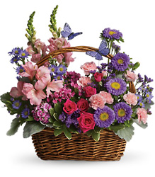 Country Basket Blooms from Backstage Florist in Richardson, Texas